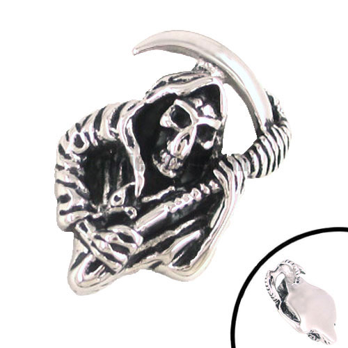Stainless steel jewelry pendant ghost knife pendant skull pendant SWP0098 - Click Image to Close